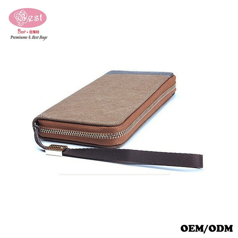 Luxury business wholesale top level cheap custom logo men wallet