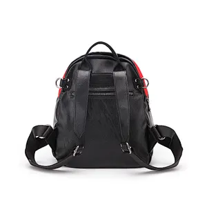 Girls small leisure backpack woman black elegant cute sling backpack for women