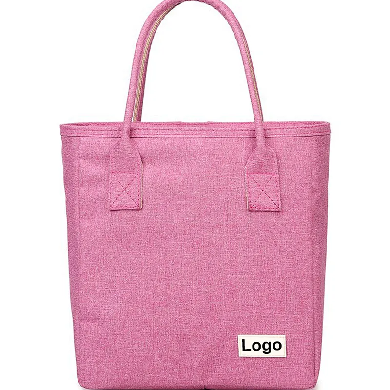 Wholesale travel luxury 600d polyester canvas shopping fitness food wine tote bag