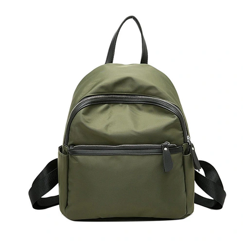 Ladies custom laptop Rucksack Women Nylon materials Pompom Backpack Handbag Anti-theft Shoulder Bag