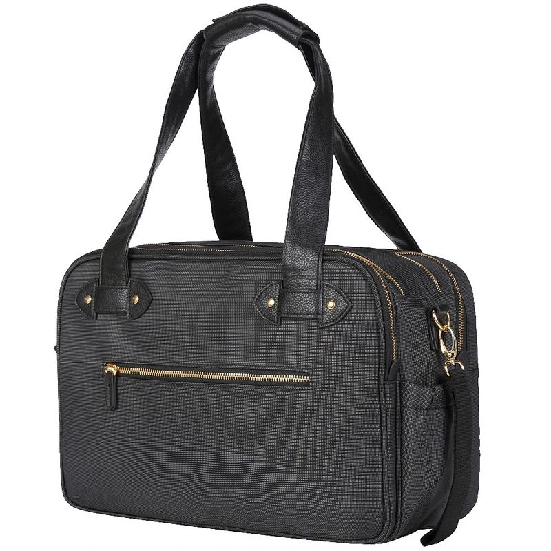 Multifunctional custom logo messenger diaper nappy bag for mommy