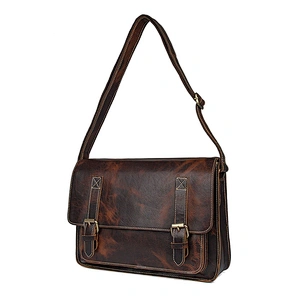 Best Selling Men's Shoulder bags Full Genuine Leather Tablet Messenger Bags Computer Laptop Bag