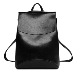 Fashion Women Leather Backpack School Teenager Shoulder Bags Travel Bagpack