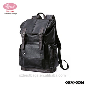 Hot sale Latest Leather Backpack Laptop Backpack Travelling Backpack for man