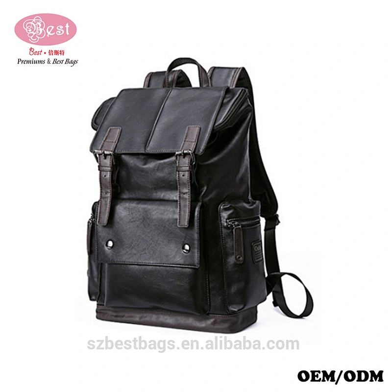 Hot sale Latest Leather Backpack Laptop Backpack Travelling Backpack for man