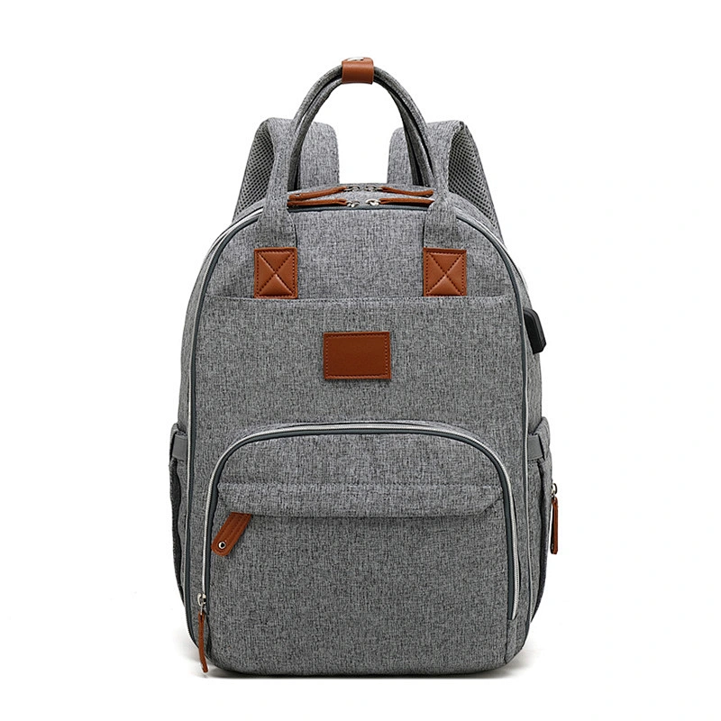 2019 New Waterproof  Multi-function Larger Capacity Diaper Backpack  For Baby