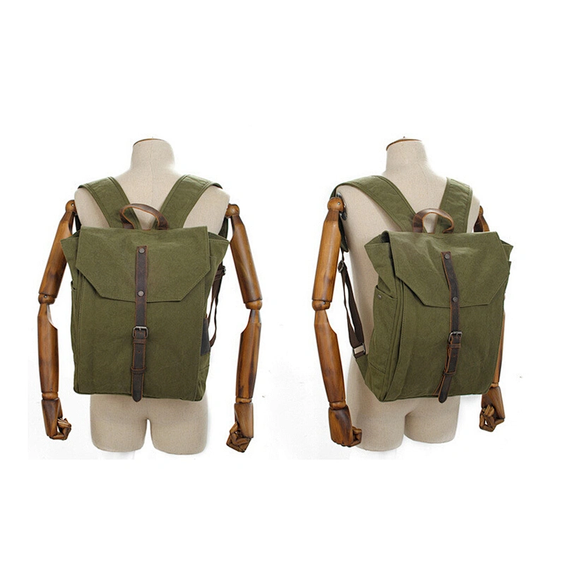 2019 vintage canvas backpacks school trendy travel bags students school china factory bags