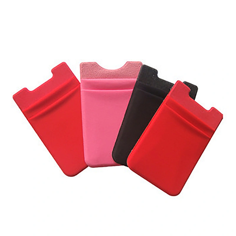 adhesive lycra mobile pocket, self adhesive card pocket