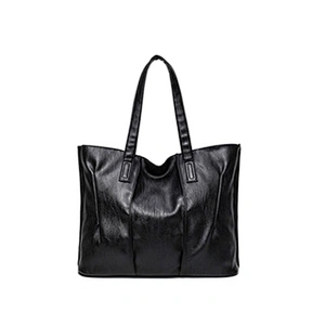 Fashion simple style plain Women Bag Brand Women PU Leather Handbags Woman Large Shoulder Bags Casual Tote Bag