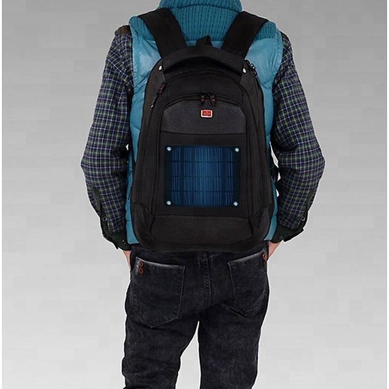 Waterproof/Shockproof/Dustproof Dual USB Charger Portable Solar Powered Backpack