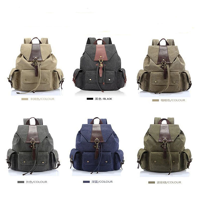 Amazon top sellers versatile large capacity durable canvas backpack for college students for outdoor sports or school