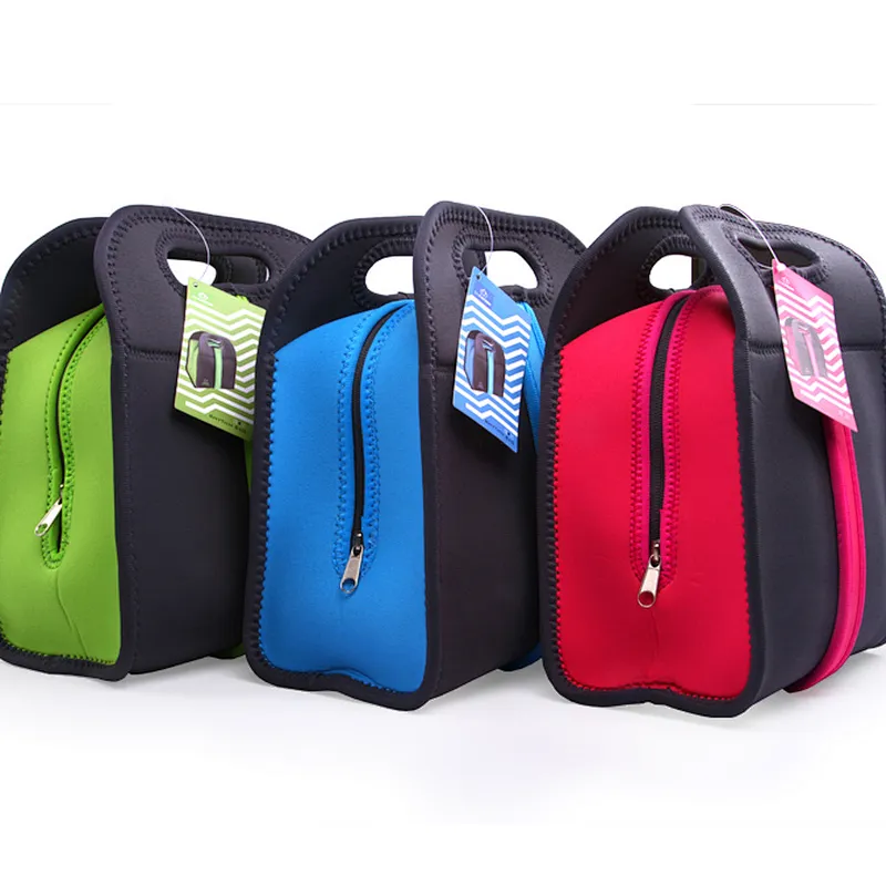 School student children neoprene lunch bag for kids food