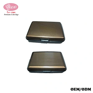 portable wallet business credit card holder aluminum for promotional gifts