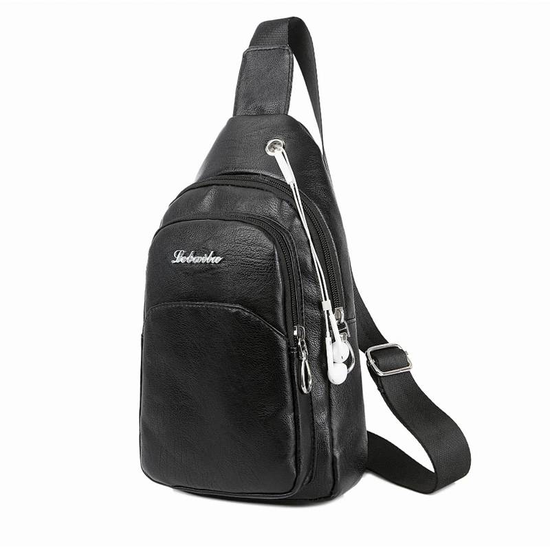 Custom college boys waterproof cross body single wide strap shoulder bag