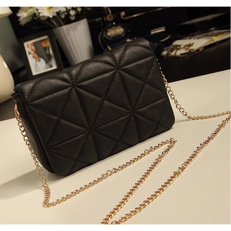 Genuine Leather crossbody bag women shoulder chain small