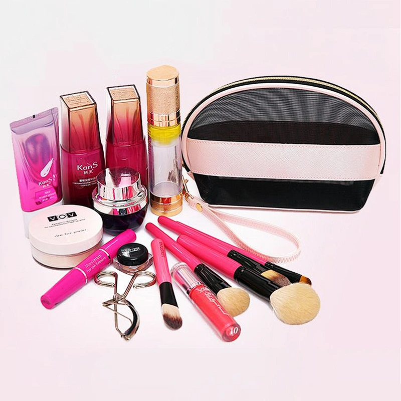 OEM mini zip pouch make-up cosmetics make up purse kit pouch bag for cosmetic
