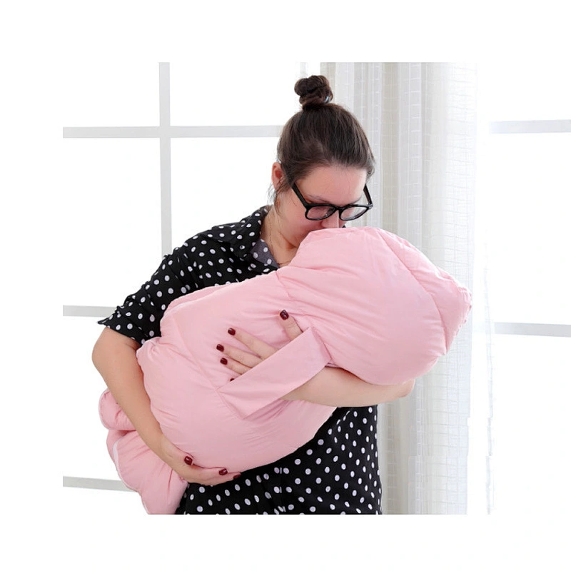 Multi-functional warm kick resistant temperature controlled and thickened baby sleeping bag for travel or outdoor activity