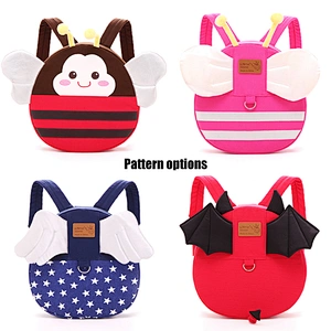 Kindergarten toddler kids mini backpack with leash for toddler