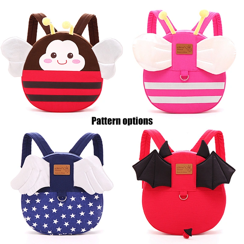Kindergarten toddler kids mini backpack with leash for toddler