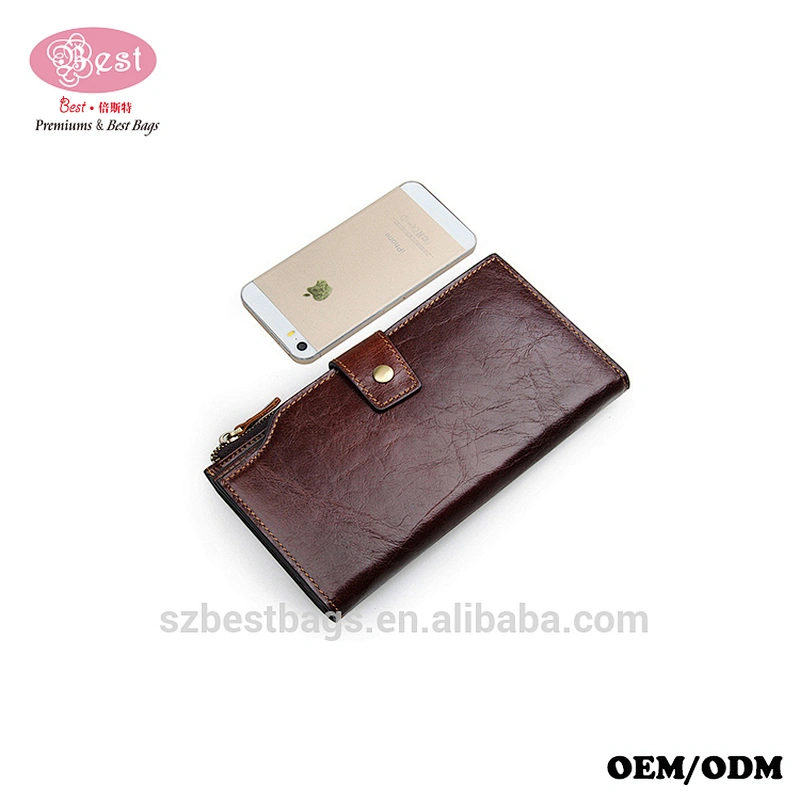 Fashion Style Men's RFID Blocking Slim Leather Card Holder Wallet
