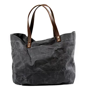 High Quality Blank &Double Handles Canvas Tote Bags Wholesale
