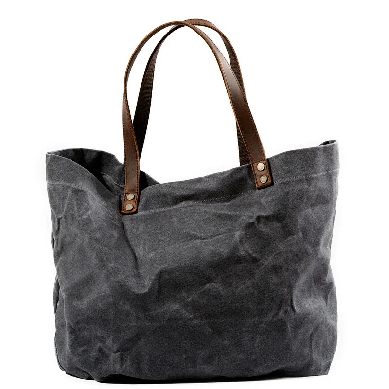 High Quality Blank &Double Handles Canvas Tote Bags Wholesale