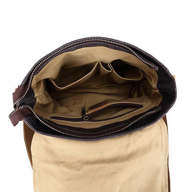 New Men's waxed canvas bag making machine eco bag canvas wholesale custom canvas tote bag