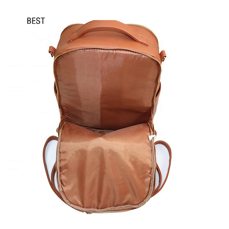 2019 Hot Selling Fashion Wholesale Custom LOGO Ladies PU Leather backpack Women