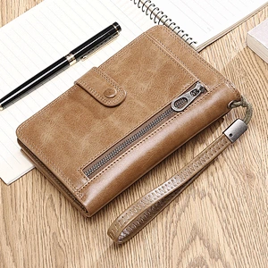 2019 New Style Large Capacity Phone Bag Custom Genuine Cowhide Leather Wallet