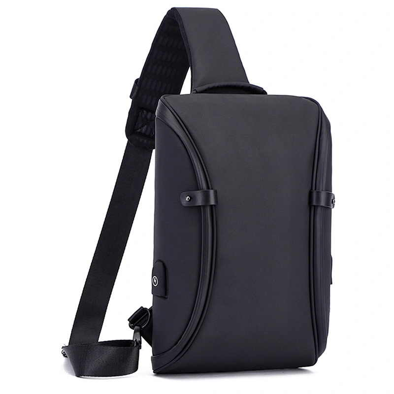 Men Chest Bag Waterproof Anti Theft Usb Charging Cross Body Shoulder bag