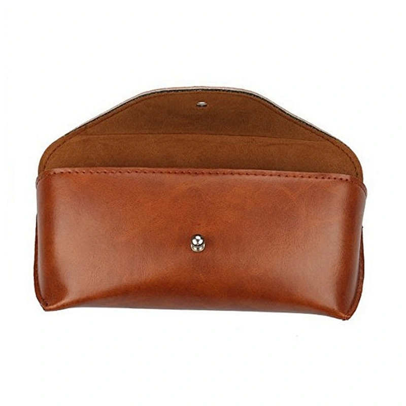 Portable PU Leather Sunglasses Pouch Soft Eye Glasses Carry Case for Horizontal Sunglasses Box Case