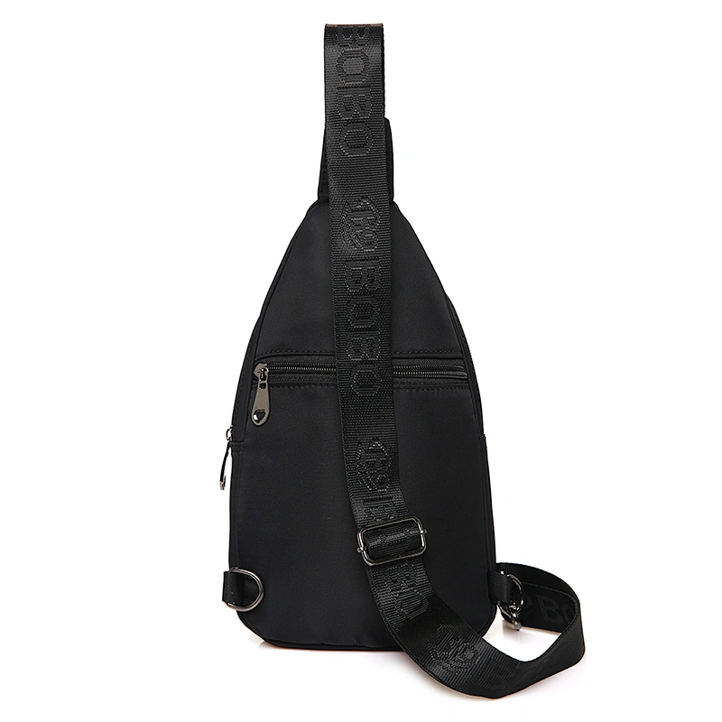 Waterproof outdoor crossbody messenger chest shoulder sling bag wiht earphone outlet