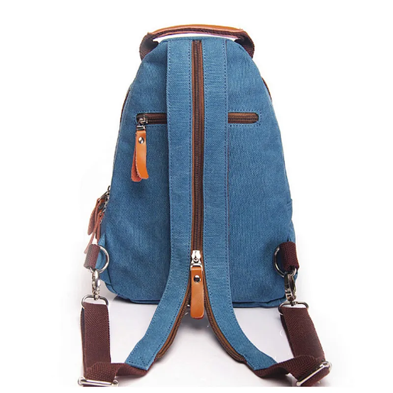 Latest college girls school backpack purse long sling bags satchel for women