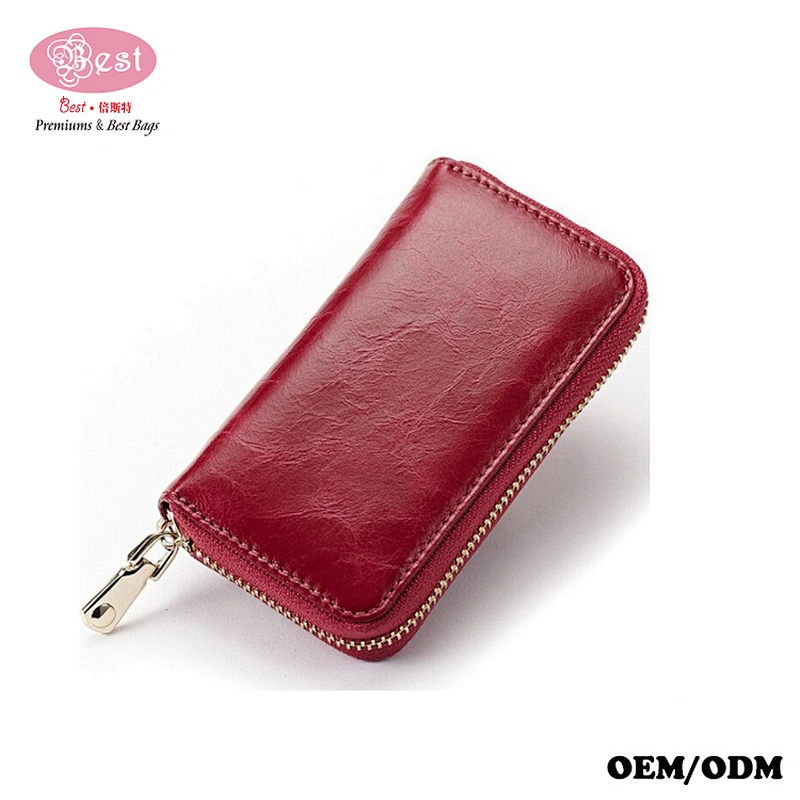 Drop Shipping Holidays Gift Vintage Real Leather Car Key Holder Wallet