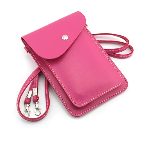 Multifunctional PU Leather Mobile Phone Wallet dropshipping phone case laser printer crossbody phone case