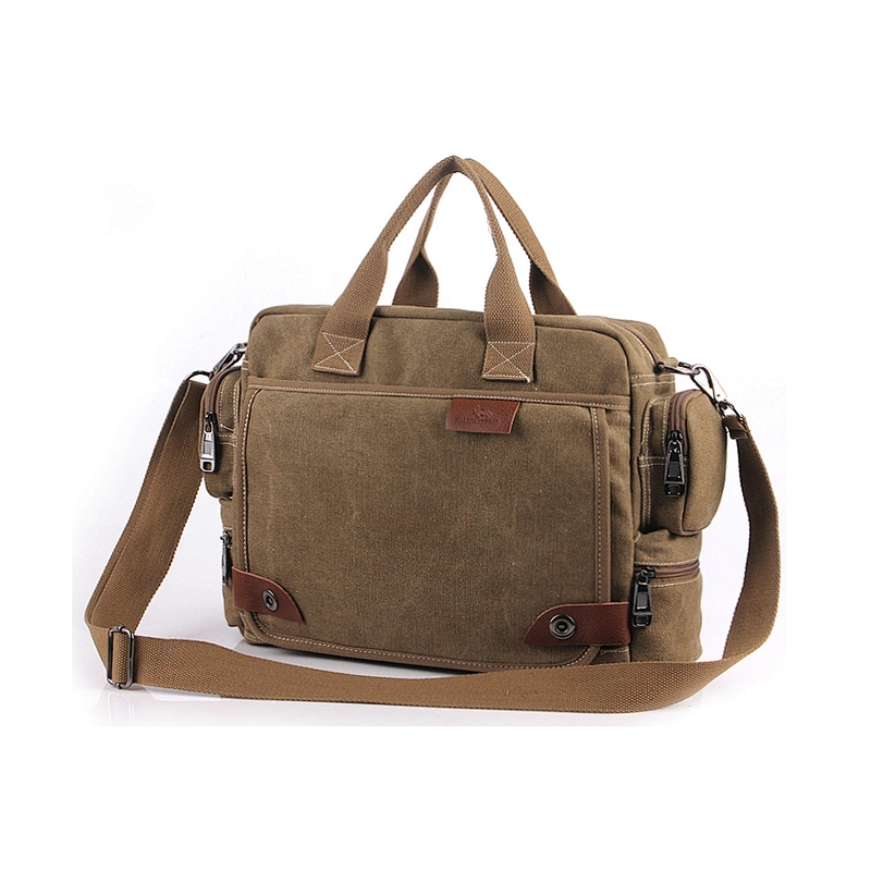 Newest design canvas vintage laptop bags eco friendly laptop bag cheapsmall laptop trolley bag
