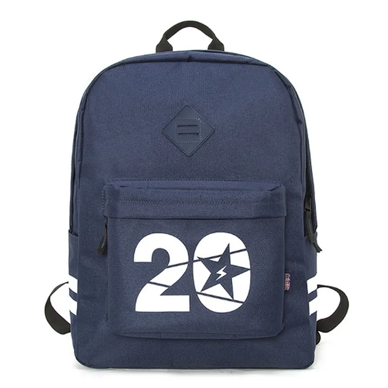 Korean fashion universal unisex leisure teen notebook bag custom school backpack