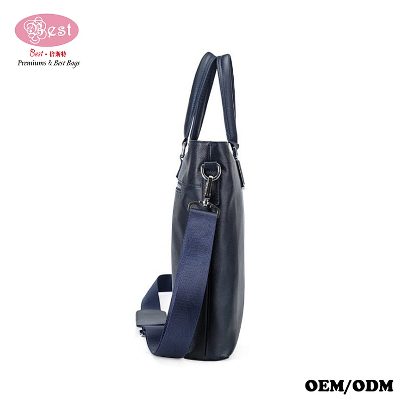 Hot Sell Messenger Satchel Bag Black Leather Bags Tote Handbag  for  business