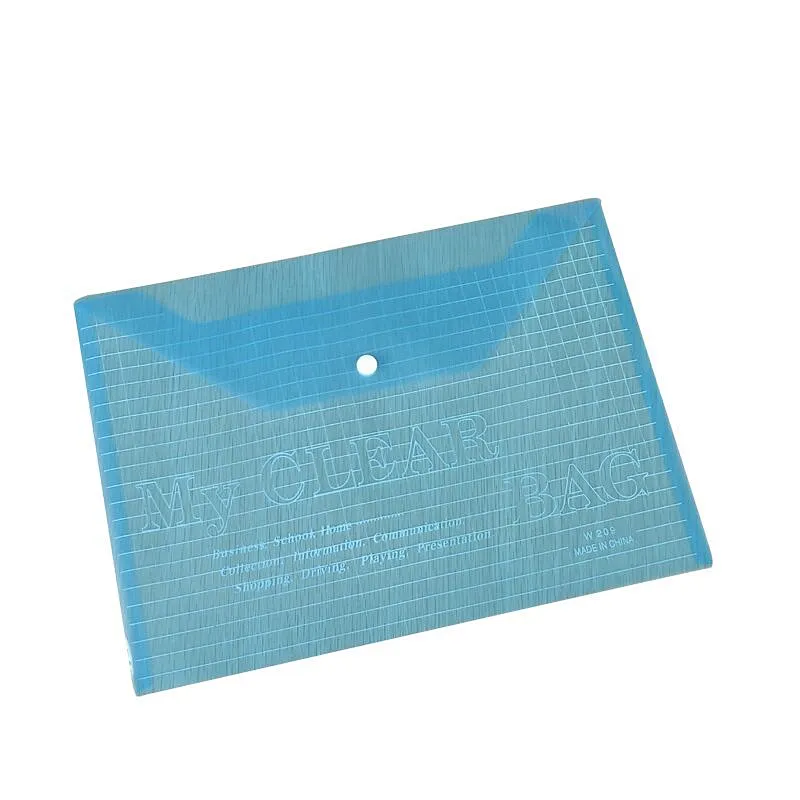 PVC transparent buckle18C clear file bag file folder for office supplies