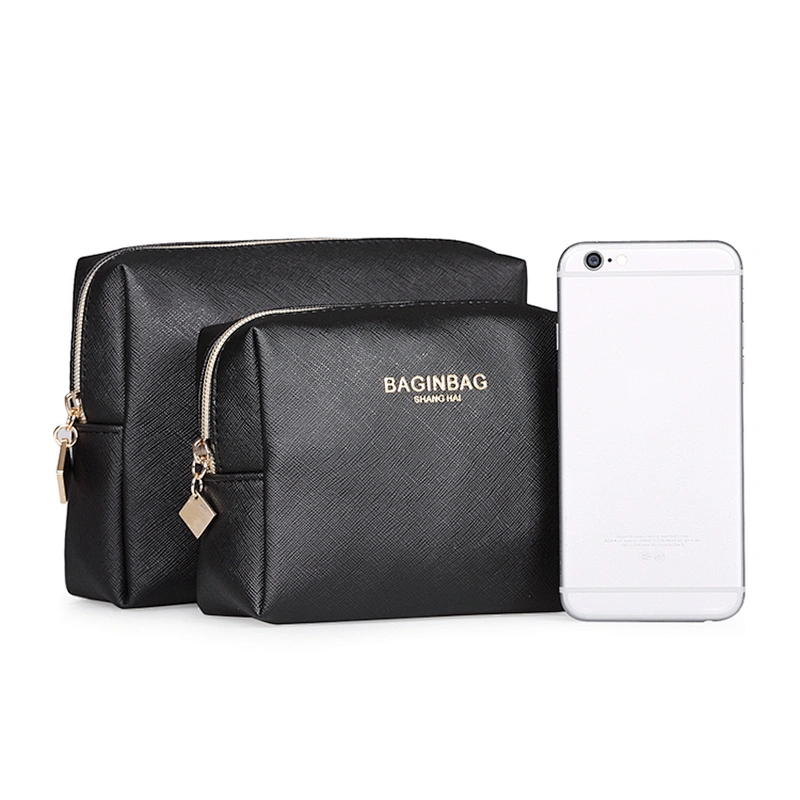 Branded promotional designer beautiful cute zipper toiletry pouch cosmetic bag