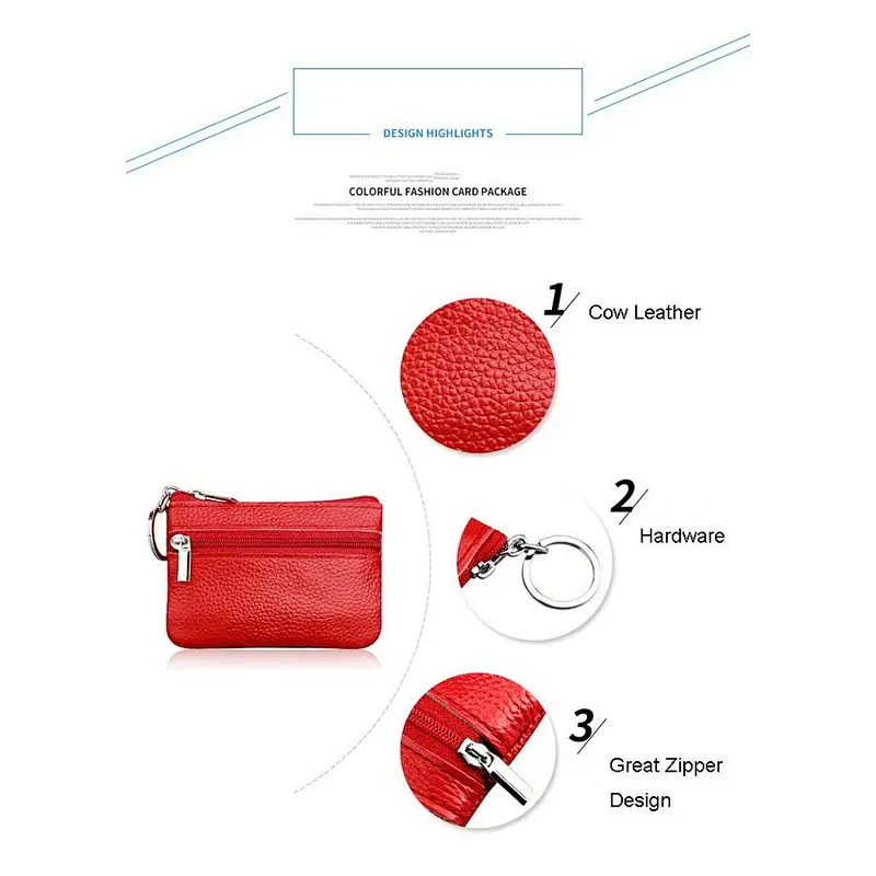 The Best Selling Leather Coin Pouch guangdong wallets coin purse women's purse wallet&clutches