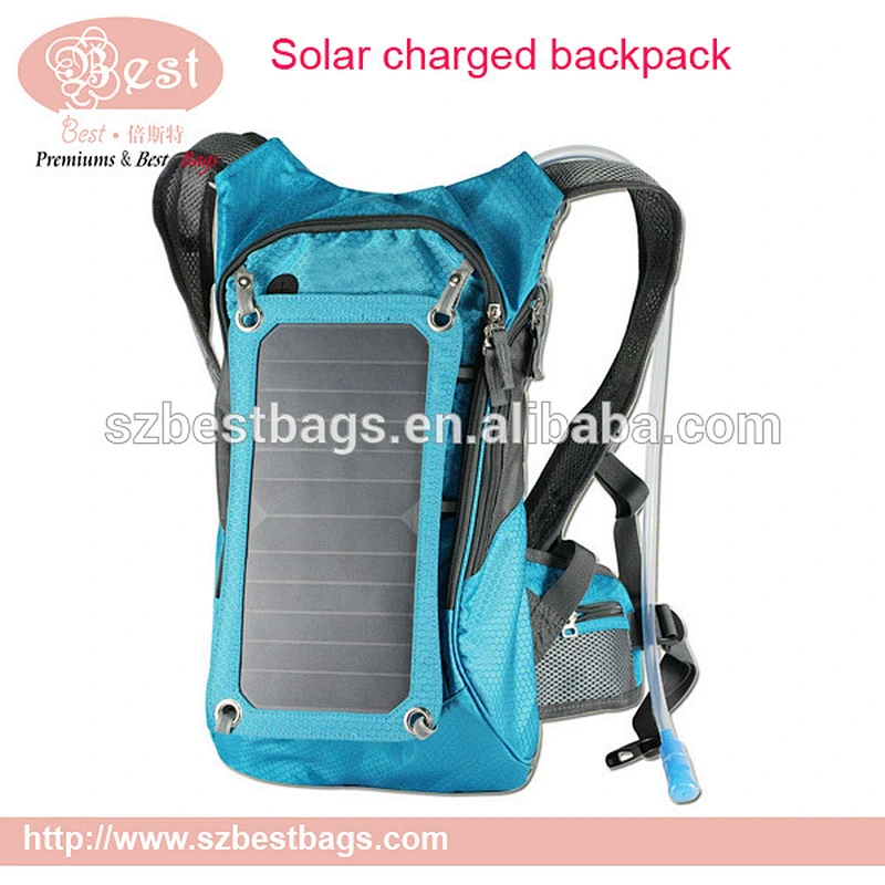 cheap smart solar chargeable backpack