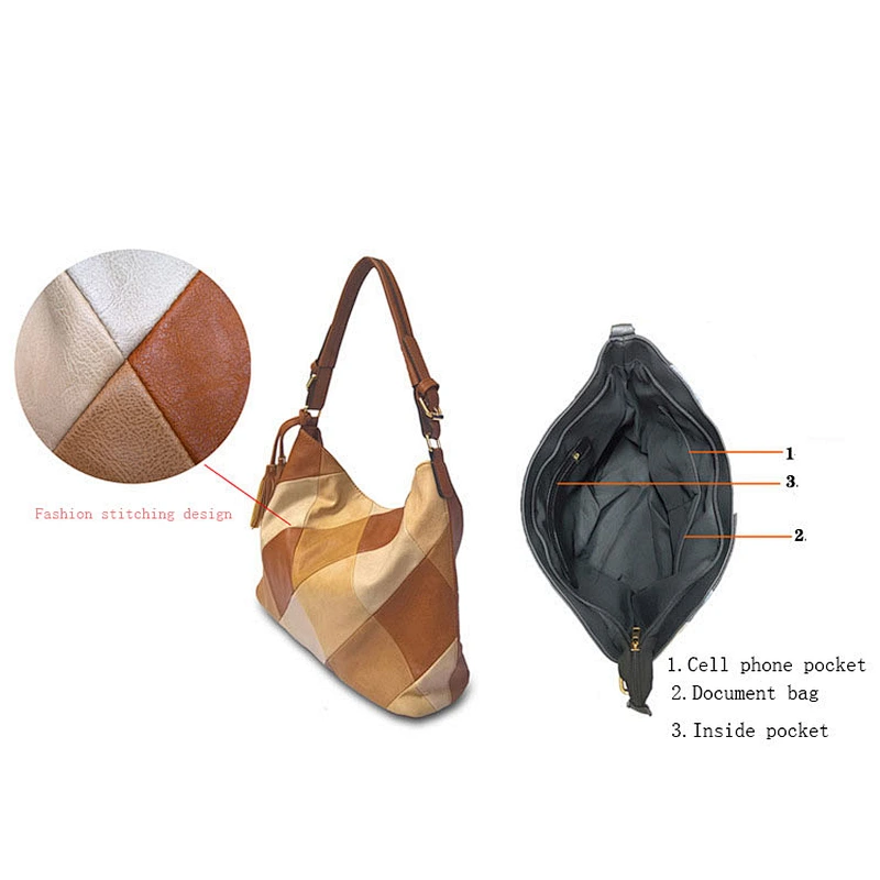 2020 New design waterproof big capacity classic vintage diamond bag  for shopping or office