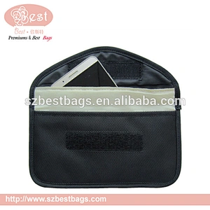 5.5 inch cell phone radiation shield wallet bag