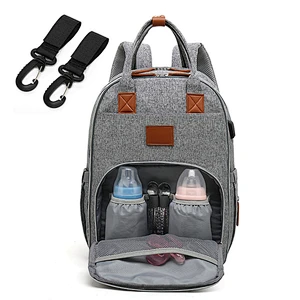 2019 New Waterproof  Multi-function Larger Capacity Diaper Backpack  For Baby