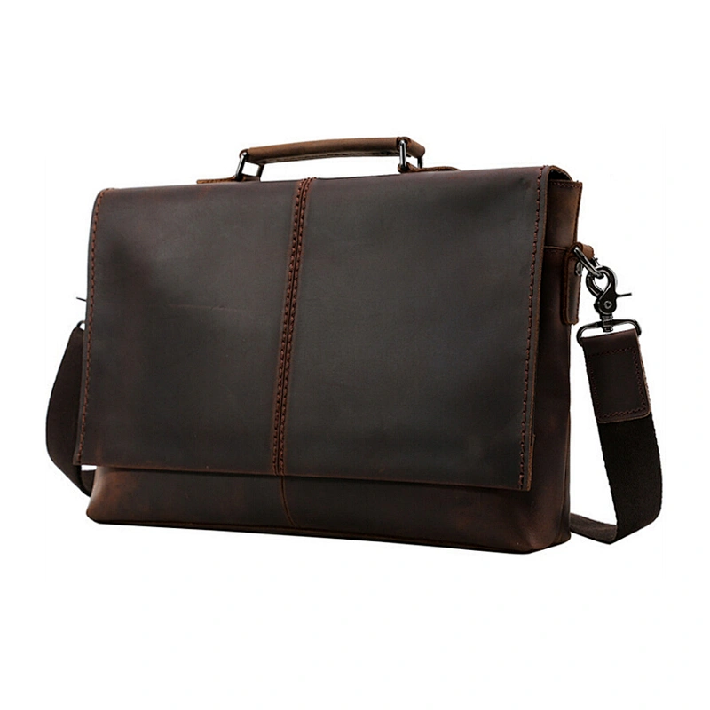Men's Leather Crossbody Bag FOR Business i7 Laptop Bag