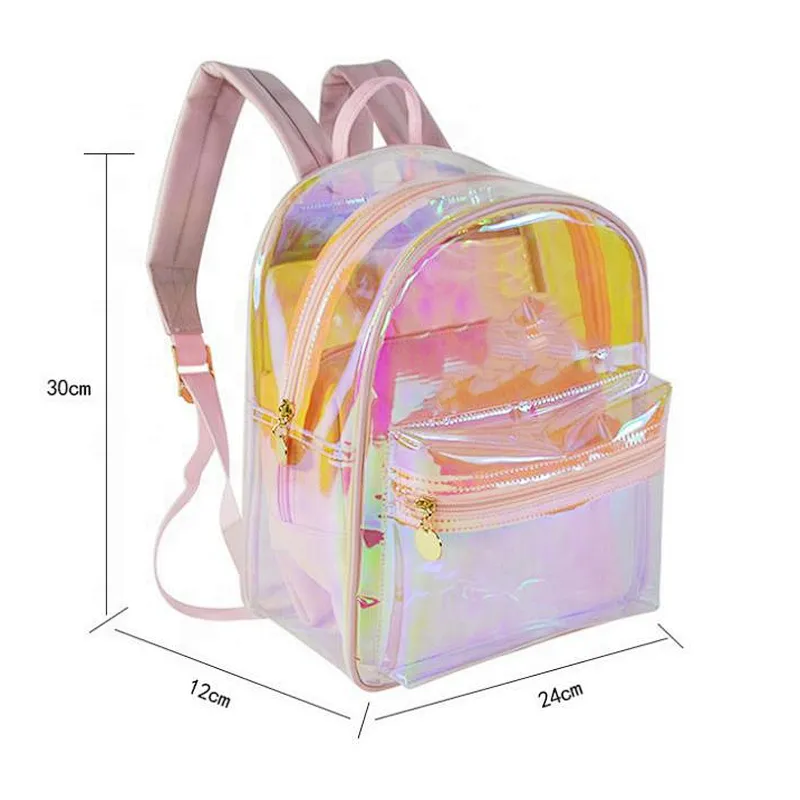 Fashion customized 500D PVC tarpaulin waterproof travel backpack