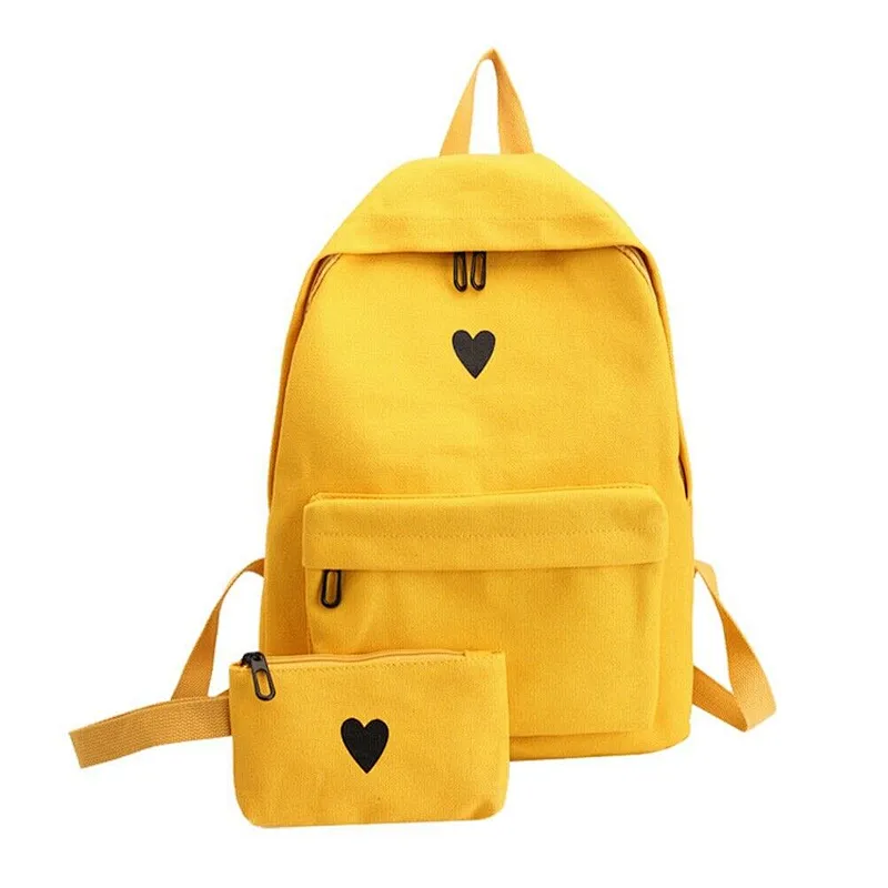 Backpack Women Canvas Travel Bookbag School Bag Laptop rucksacks for teen