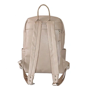 Factory custom pu leather  ladies fancy backpack