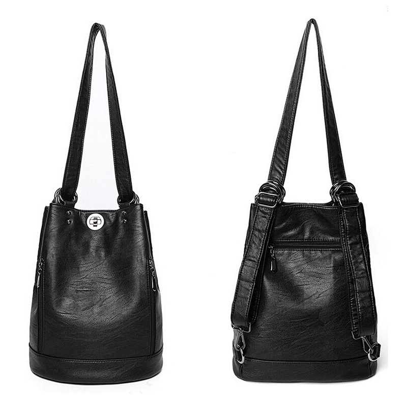 Wholesale Shoulder Bag Multifunction Messenger Bags Leather Backpack
